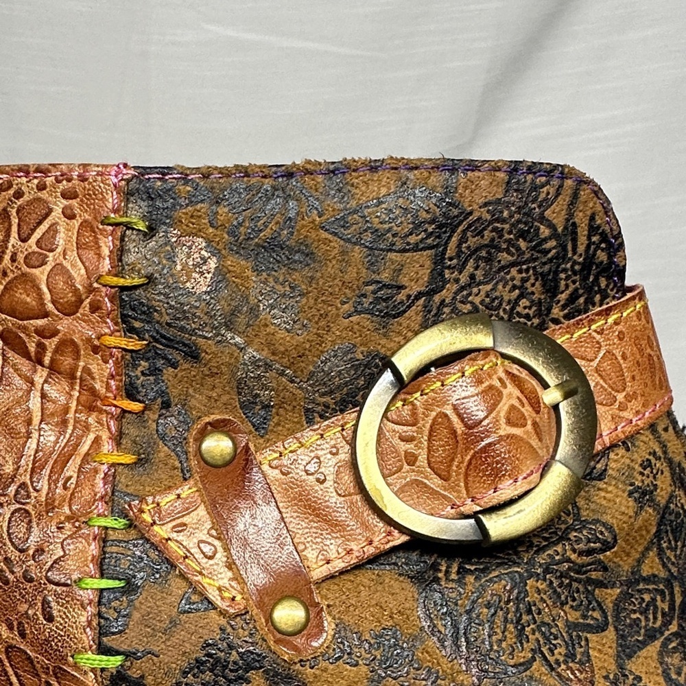Spring Step L'Artiste Georgiana Multicolor Leather Ankle Boots - Picture 9 of 16